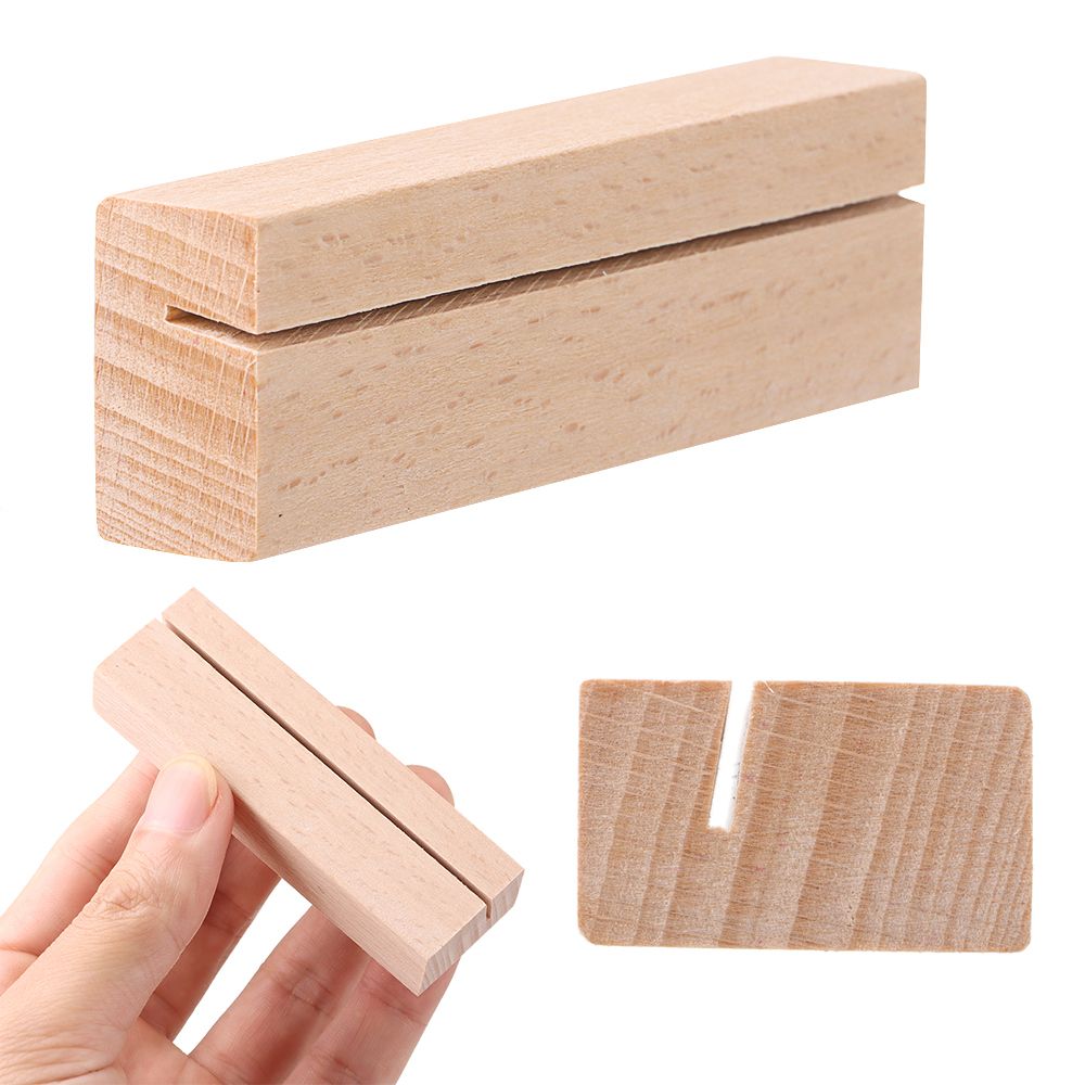 Desk Setup Photo - Picture Frame Base Desk Card Natural