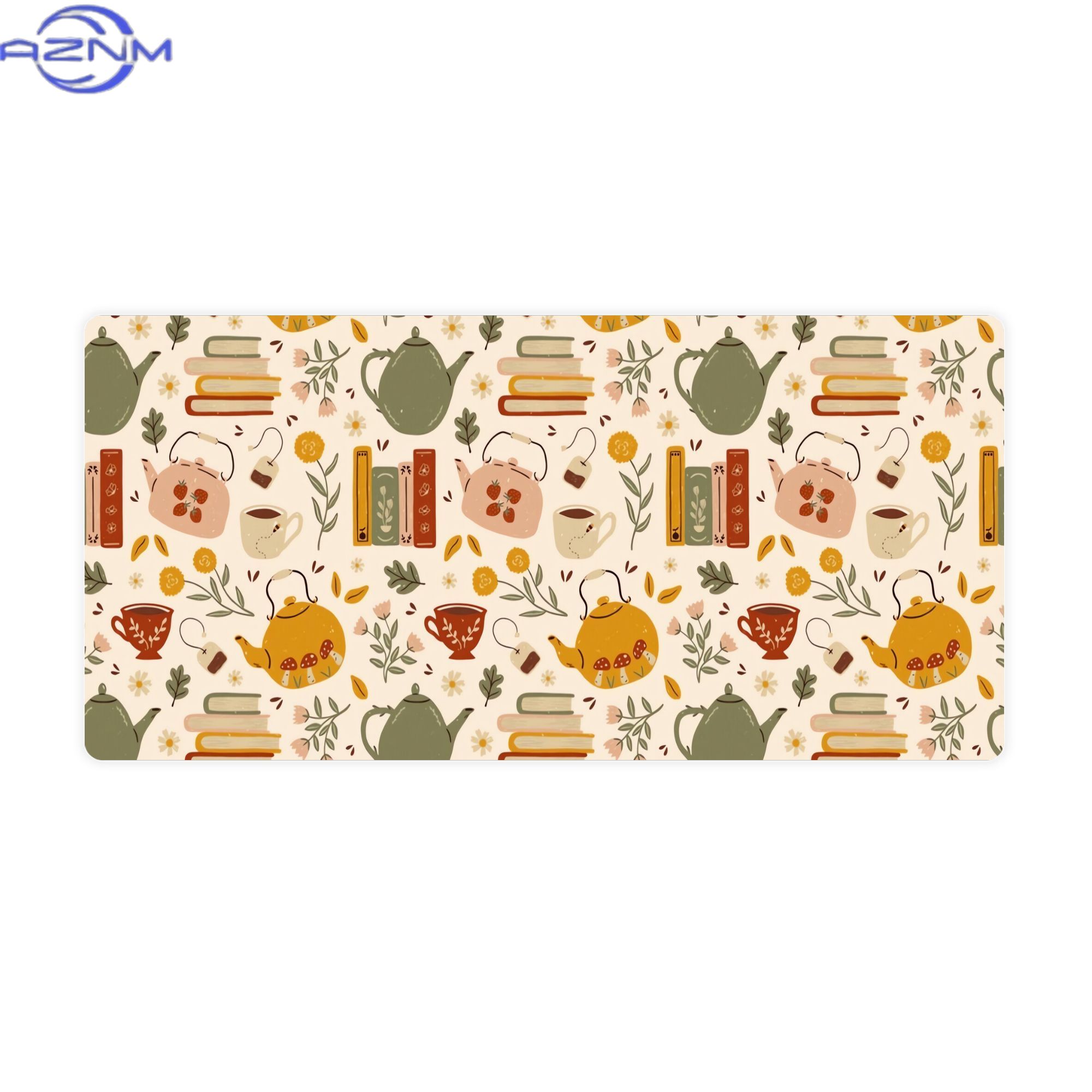 Your Desk Setup - A Large Desk Mat Featuring Floral
