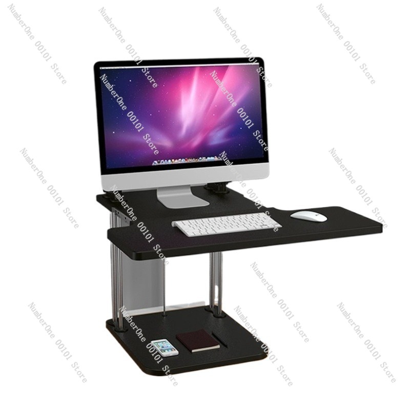 Desk Setup Monitor And Laptop - Height-Adjustable Standing Desk Converter for Desktop