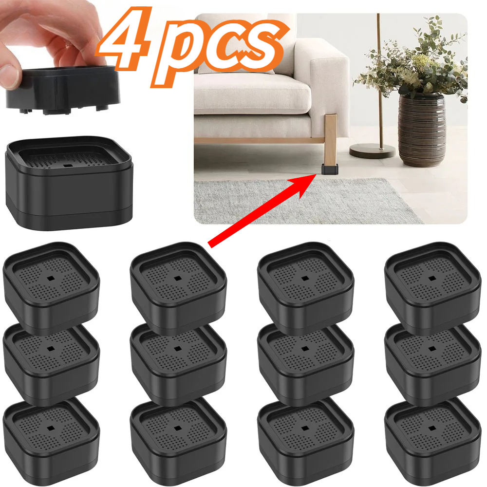 Desk Setup Riser - 4Pcs Furniture Risers Heavy Duty Sofa