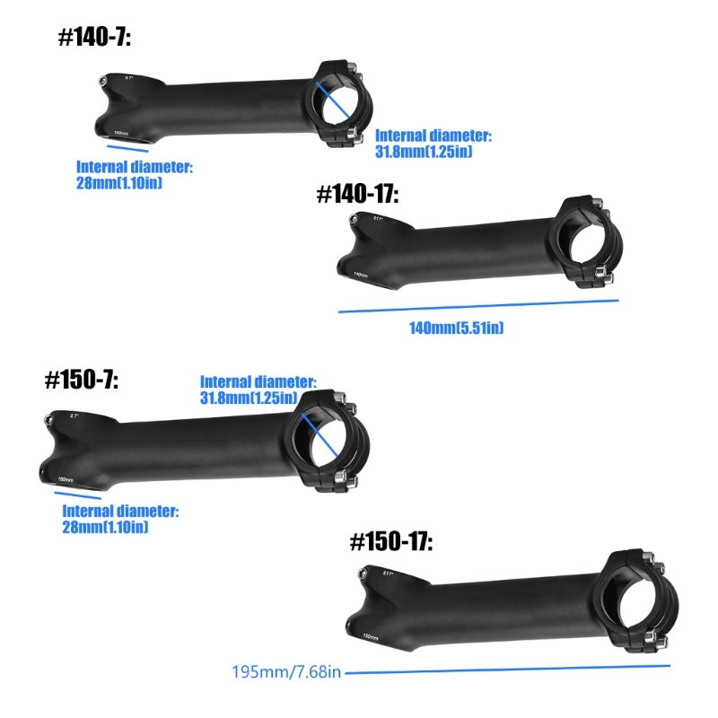 Desk Setup Riser - Q39E Long Stem Bike Handlebars Risers