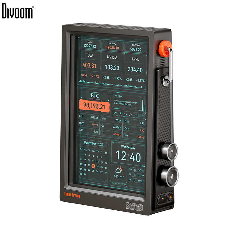 Speaker Desk Setup - Divoom Times Frame 10.1″ Smart Digital