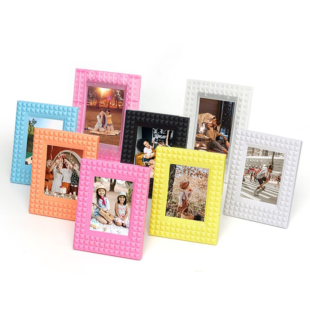 Desk Setup Photo - Colorful Rivet Photo Frame Instant Camera