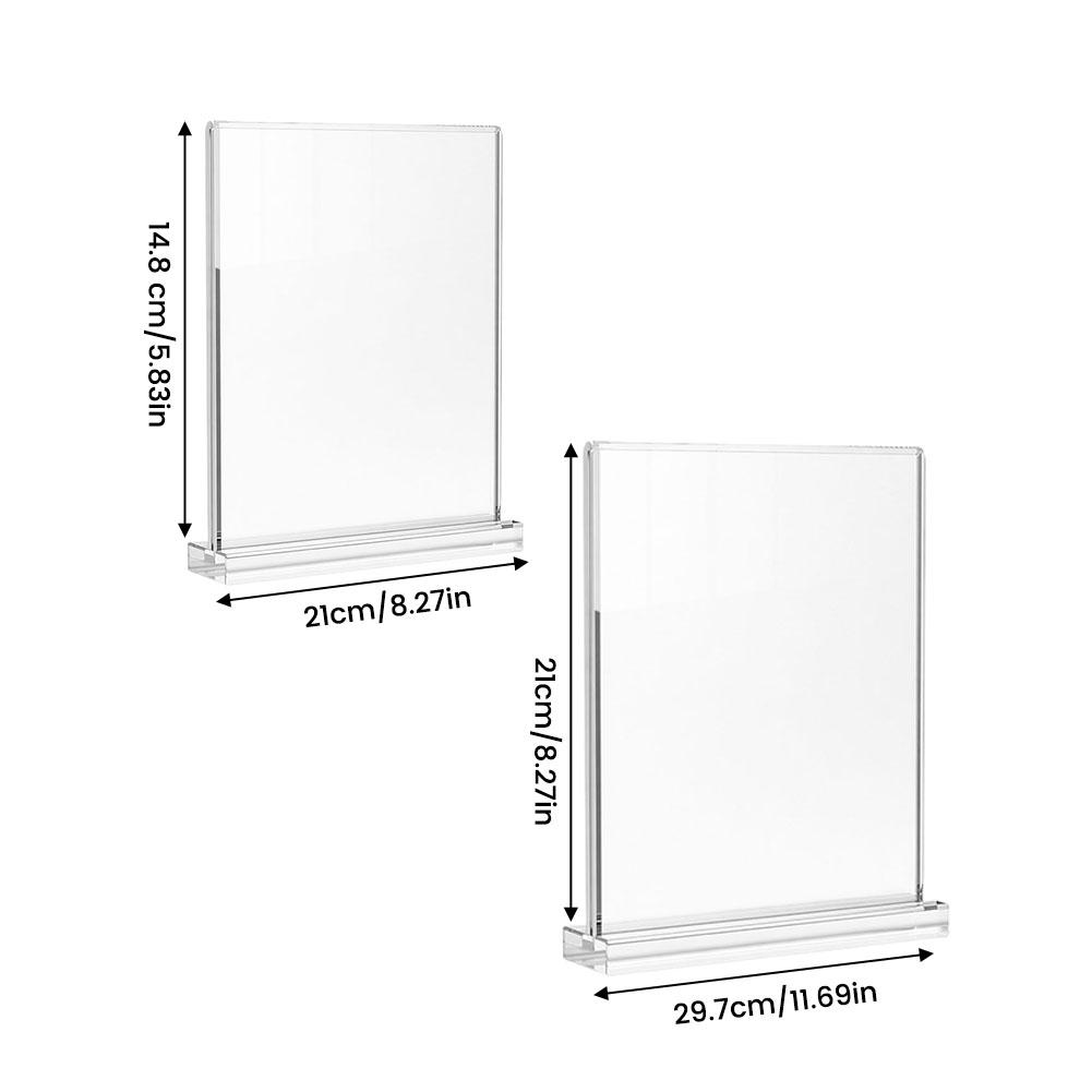 Desk Setup Photo - Transparent Acrylic A4/A5 Desktop Display Stand