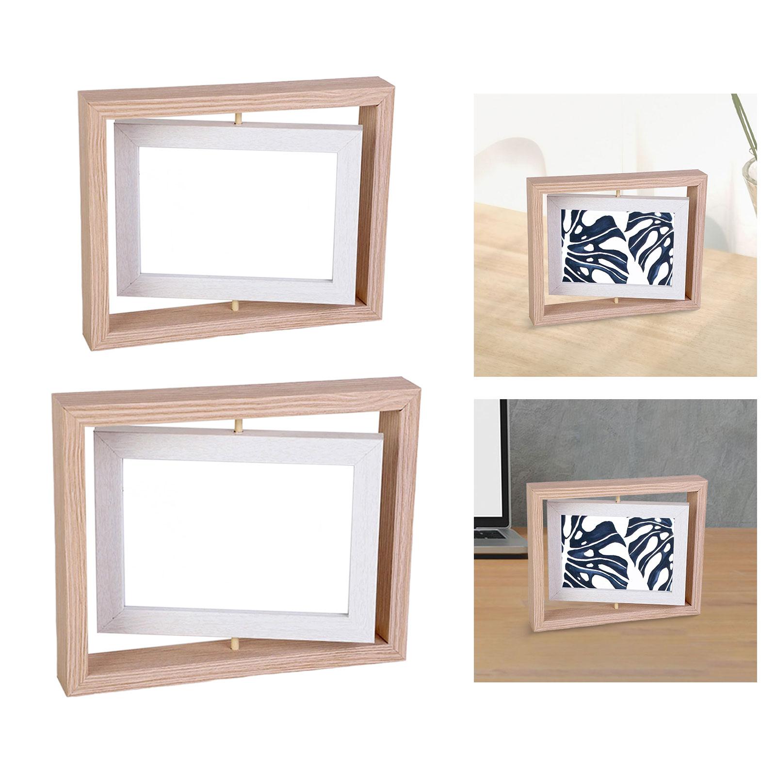 Rotating Picture Frame Decorat - Desk Setup Photo ulasan dan harga