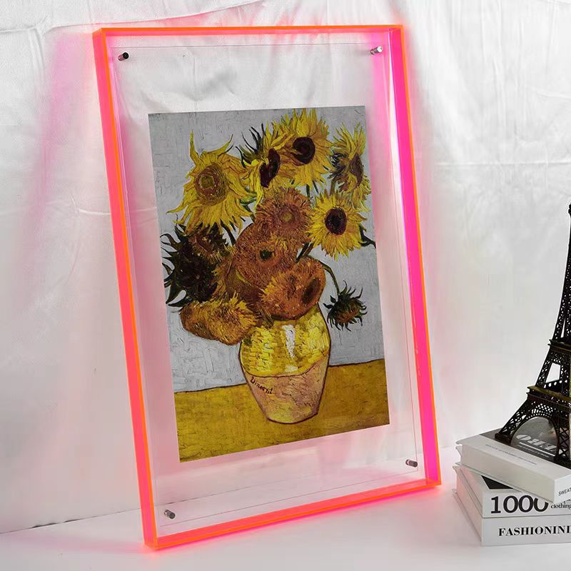Large Size Acrylic Colourful H - Desk Setup Photo ulasan dan harga