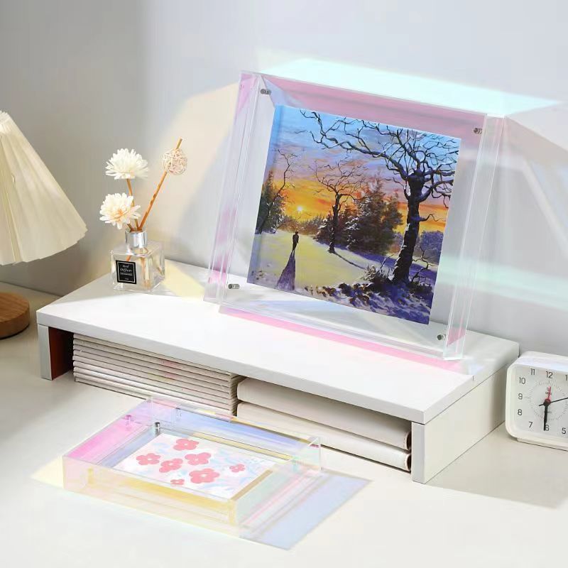 Large Size Acrylic Colourful H - Desk Setup Photo ulasan dan harga