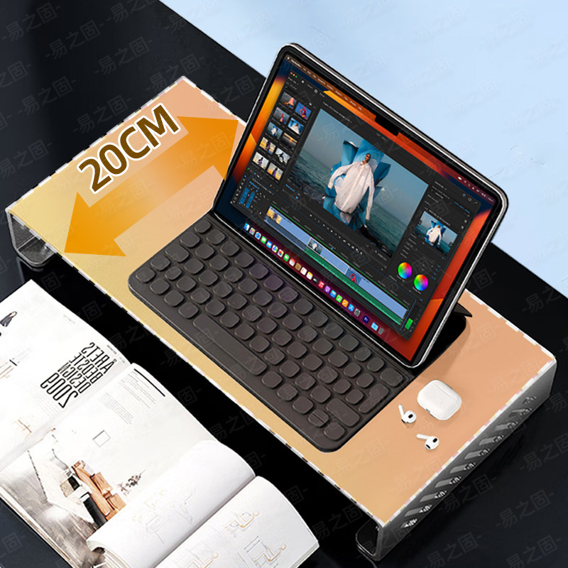 Computer Monitor Stand Riser E - Desk Setup Monitor And Laptop ulasan dan harga