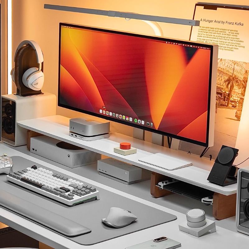 Modern Monitor Riser Stand Erg - Desk Setup Monitor And Laptop ulasan dan harga