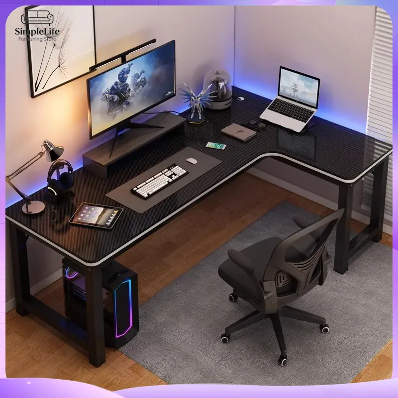Corner Gaming Desk Computer De - Desk Setup Monitor And Laptop ulasan dan harga