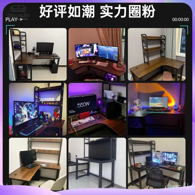 Corner Gaming Desk Computer De - Desk Setup Monitor And Laptop ulasan dan harga