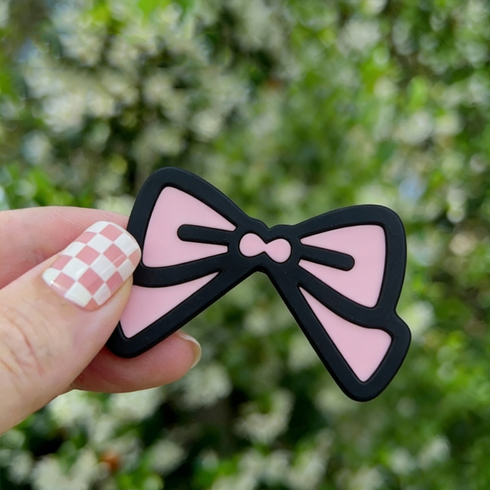 Cute Pink Bow Monitor Decor Ka - Desk Setup Monitor And Laptop ulasan dan harga