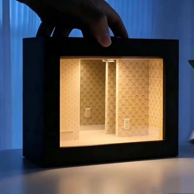 Office Desk Decor Frame Lighte - Desk Setup Photo ulasan dan harga