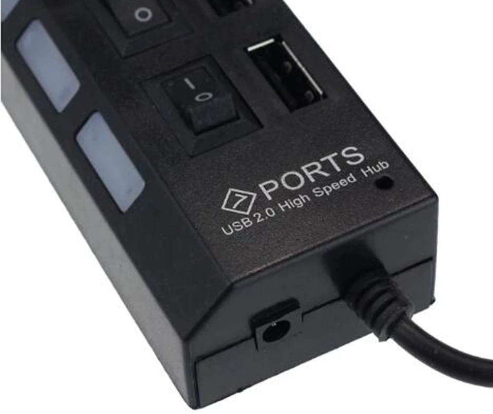7 Port USB 2.0 Hub Splitter Fo - Desk Setup Mac ulasan dan harga