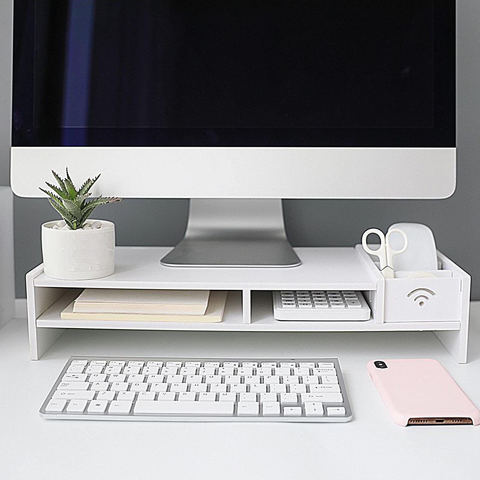 3-Tier Desk Organizer Shelf Fo - Desk Setup Riser ulasan dan harga