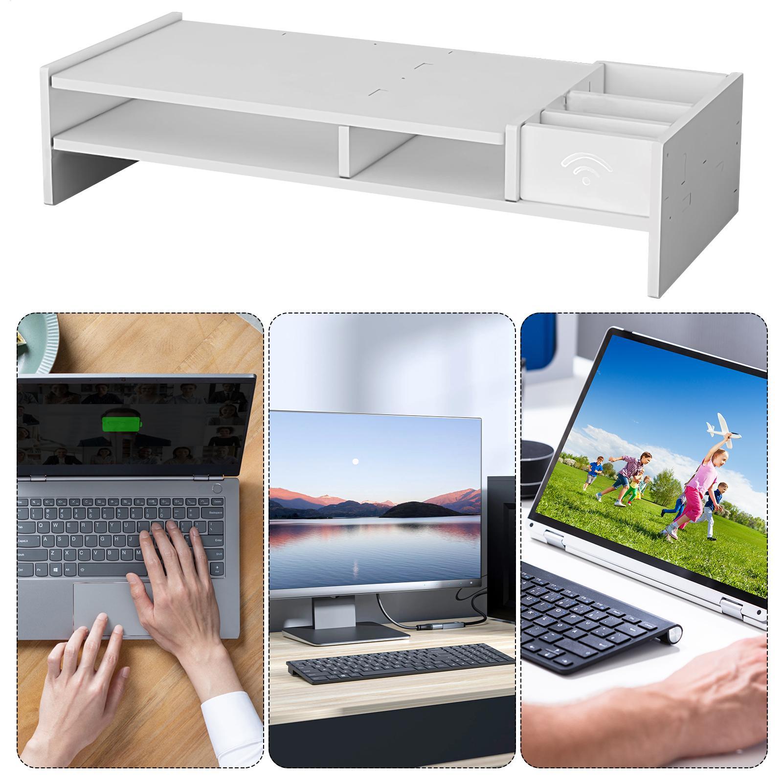 3-Tier Desk Organizer Shelf Fo - Desk Setup Riser ulasan dan harga