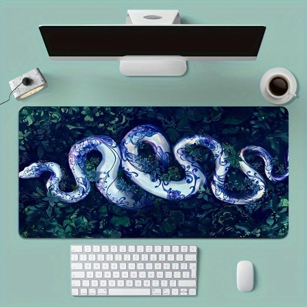 Jungle White Snake alfombrilla - Jungle Desk Setup ulasan dan harga