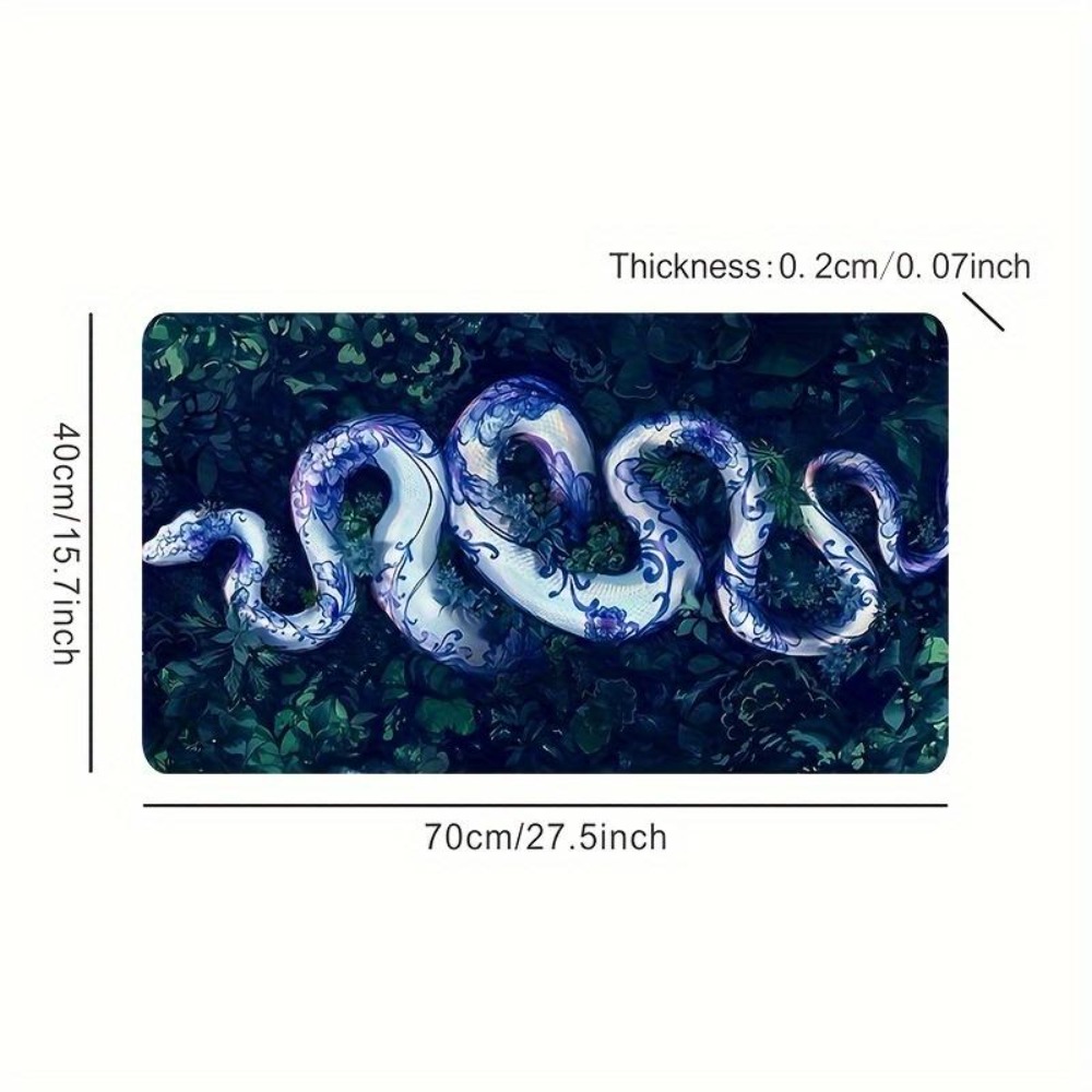Jungle White Snake alfombrilla - Jungle Desk Setup ulasan dan harga