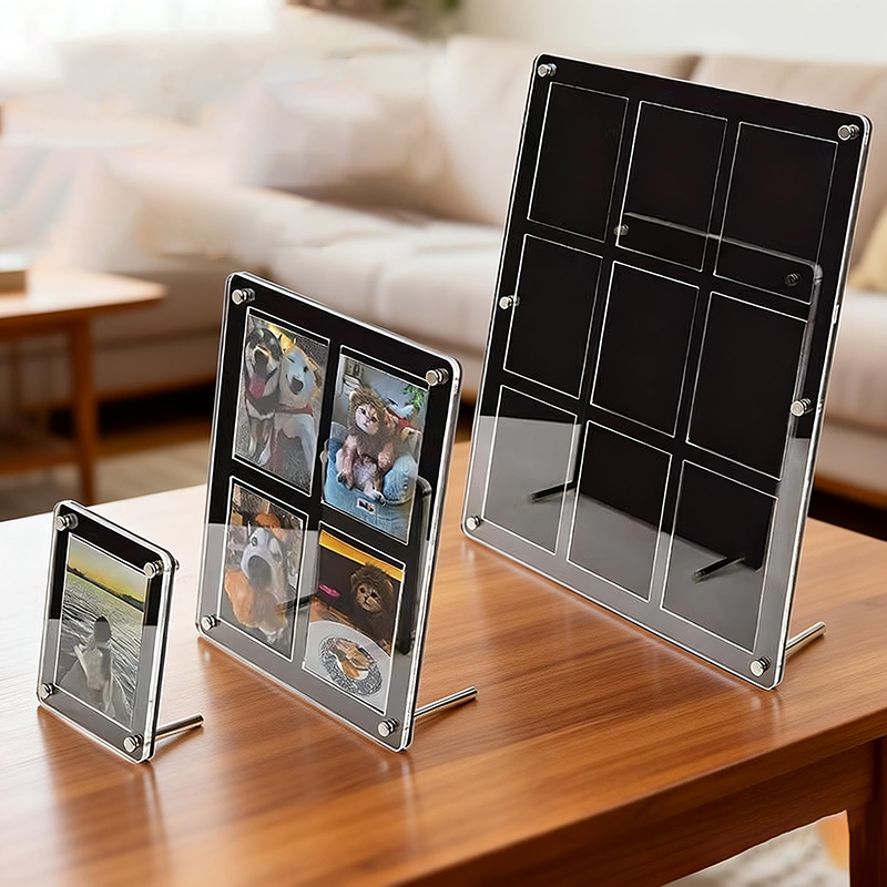 Clear Acrylic Multi-grid Photo - Desk Setup Photo ulasan dan harga