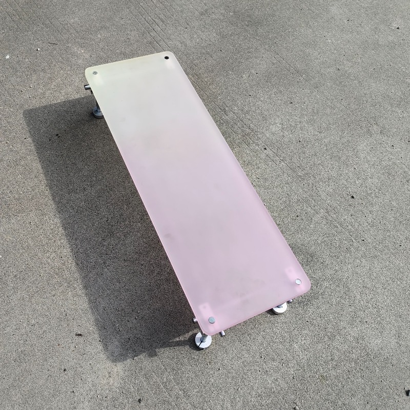 ‌Aesthetic Pink Gradient Acryl - Desk Setup Monitor And Laptop ulasan dan harga