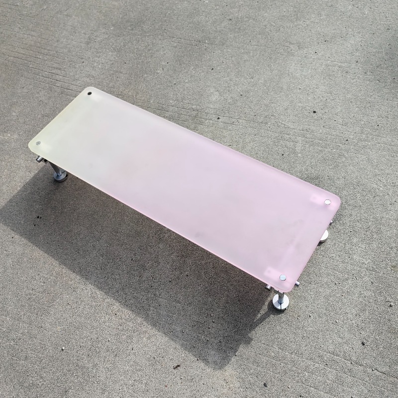 ‌Aesthetic Pink Gradient Acryl - Desk Setup Monitor And Laptop ulasan dan harga