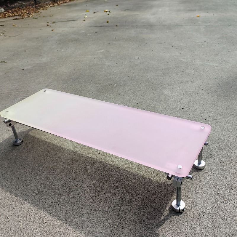 ‌Aesthetic Pink Gradient Acryl - Desk Setup Monitor And Laptop ulasan dan harga