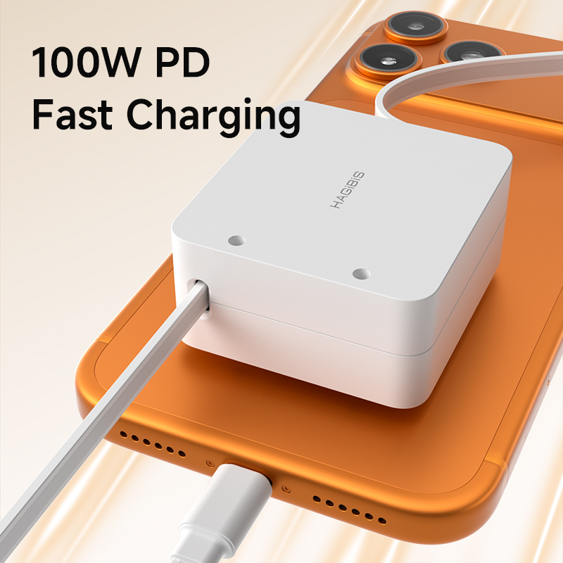 Hagibis Retractable USB C Cabl - Desk Setup Mac ulasan dan harga