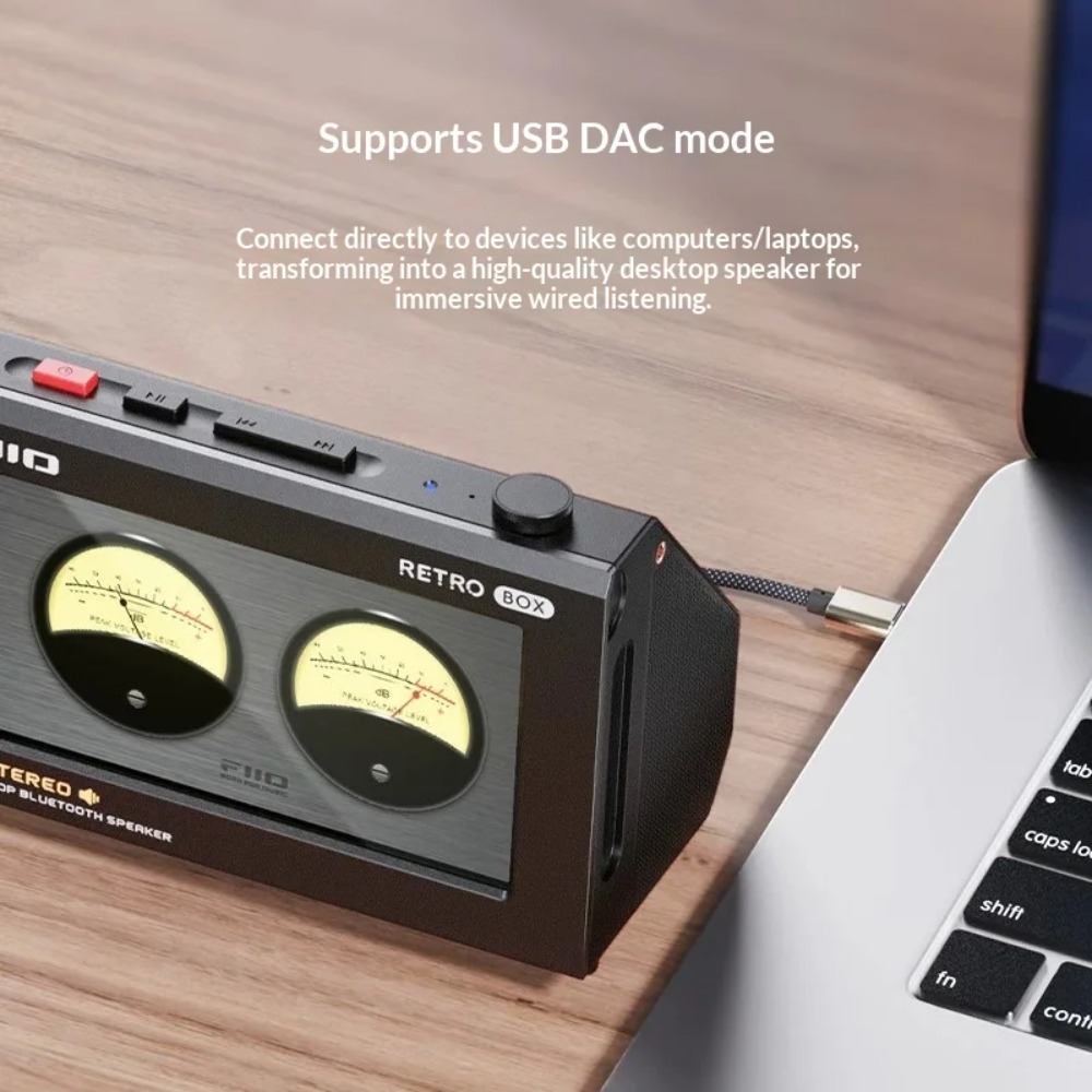 FiiO RETRO BOX Cassette Style  - Speaker Desk Setup ulasan dan harga