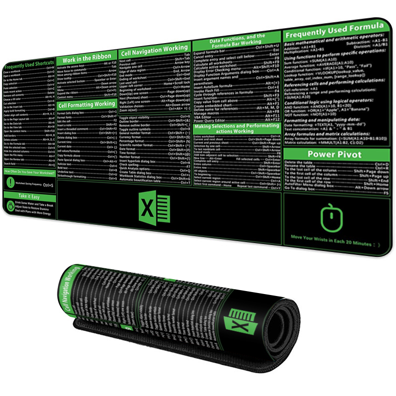 EXCO Shortcut Mouse Pad for Ma - Desk Setup Mac ulasan dan harga