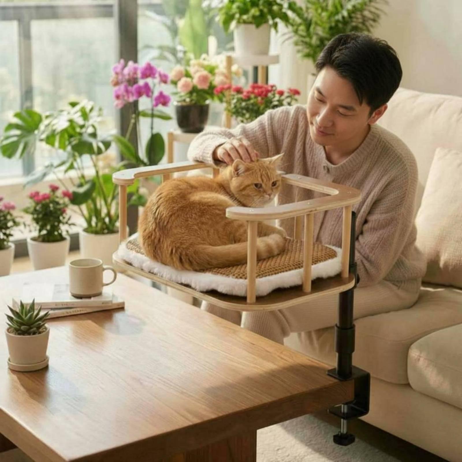 Feline Desk Bed Clamp No-Tools - Desk Setup Requirements ulasan dan harga