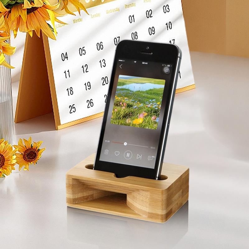 Phone Holder Speaker Amplifier - Desk Setup Riser ulasan dan harga