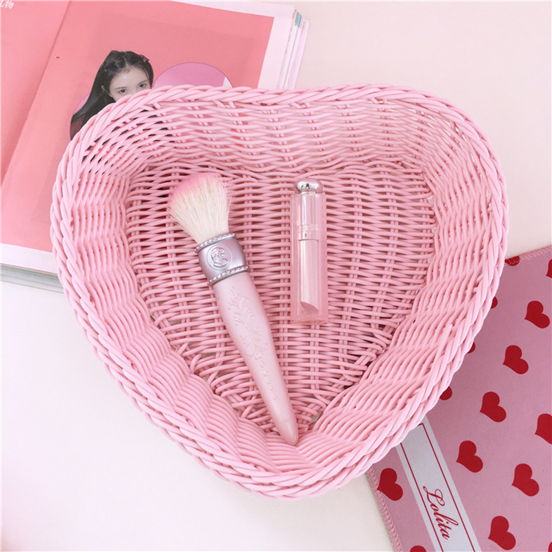 Love Heart Shape Basket Deskto - Desk Setup Photo ulasan dan harga