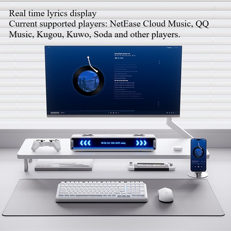 K20 GT Full Screen Subtitle Sp - Speaker Desk Setup ulasan dan harga