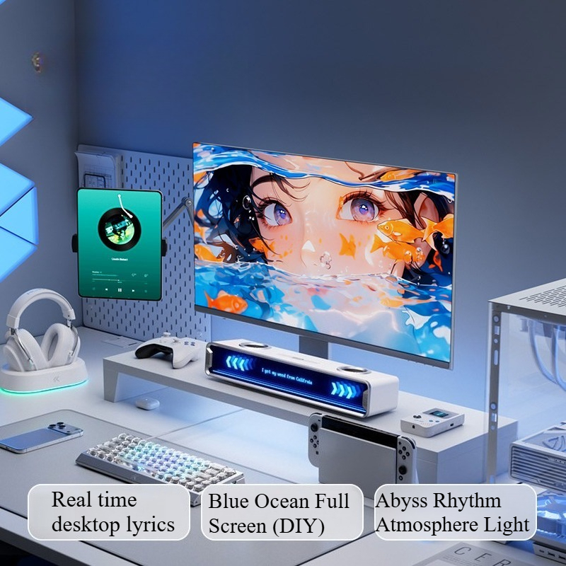 K20 GT Full Screen Subtitle Sp - Speaker Desk Setup ulasan dan harga