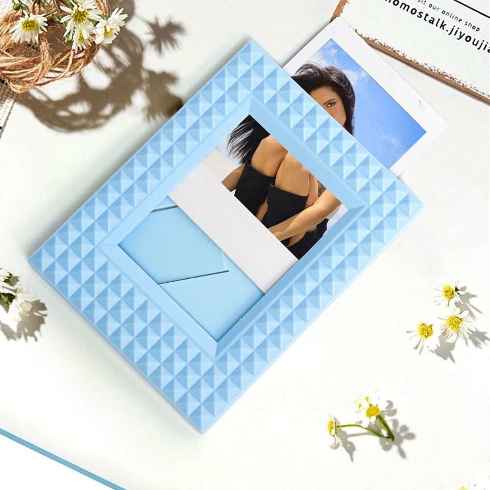 Colorful Rivet Photo Frame Ins - Desk Setup Photo ulasan dan harga