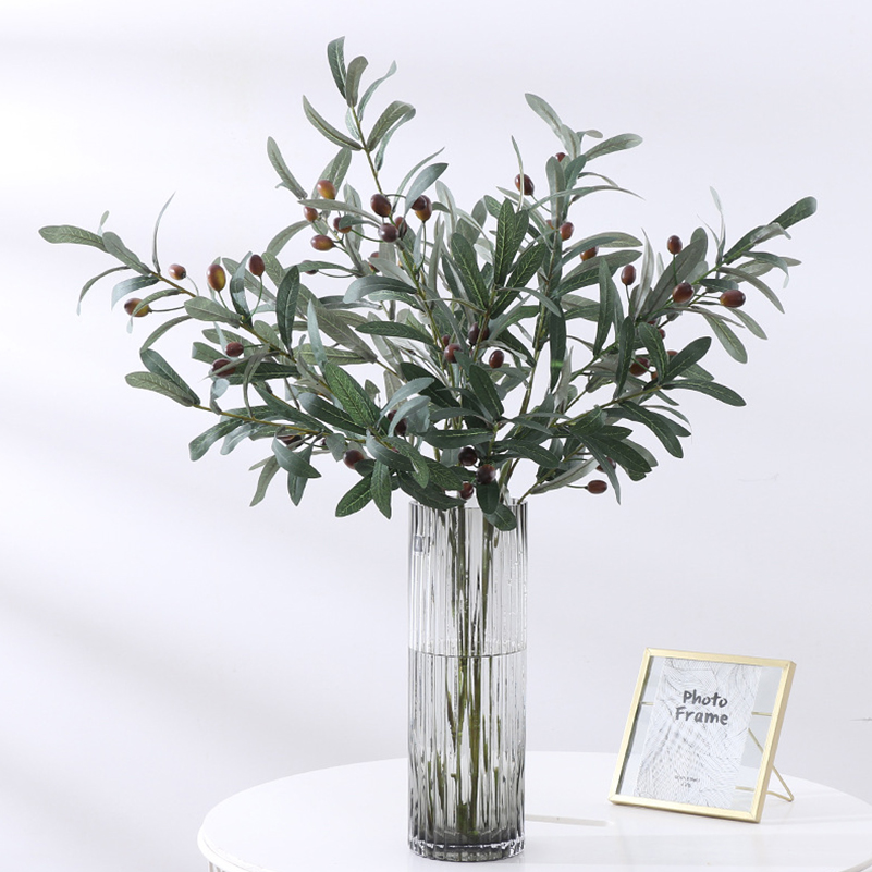 Artificial Plants Olive Green  - Desk Setup Photo ulasan dan harga
