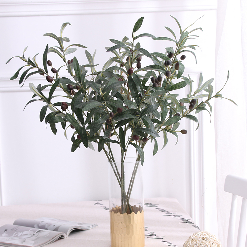 Artificial Plants Olive Green  - Desk Setup Photo ulasan dan harga