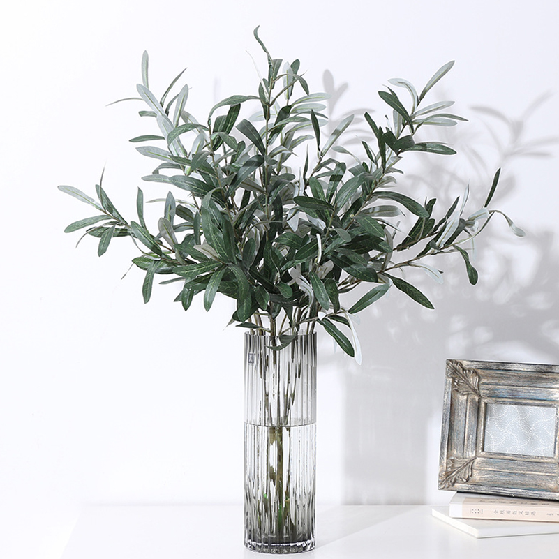 Artificial Plants Olive Green  - Desk Setup Photo ulasan dan harga