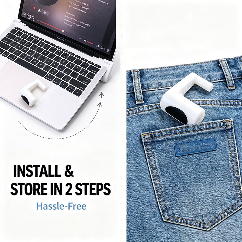 Portable Laptop Stand Foldable - Desk Setup Mac ulasan dan harga